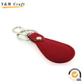 Échantillon gratuit Logo personnalisé en gros Blank Keychain en cuir